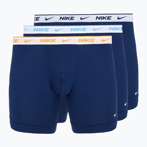 Boxer da uomo Nike Essential Cotton Stretch 3 pairs blue graphite
