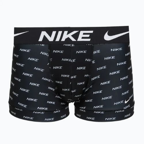 Boxer da uomo Nike Dri-Fit Essential 3 pairs black nike print/mars stone/deep night