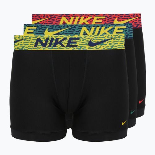 Boxer da uomo Nike Dri-Fit Essential Micro 3 pairs blklightcrimson/ brightcitron/evergreenaur