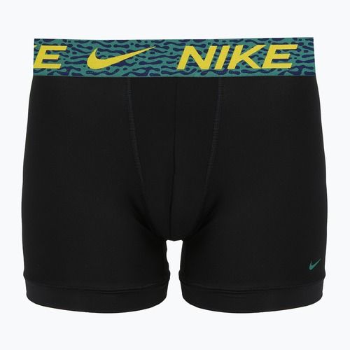 Boxer da uomo Nike Dri-Fit Essential Micro 3 pairs blklightcrimson/ brightcitron/evergreenaur