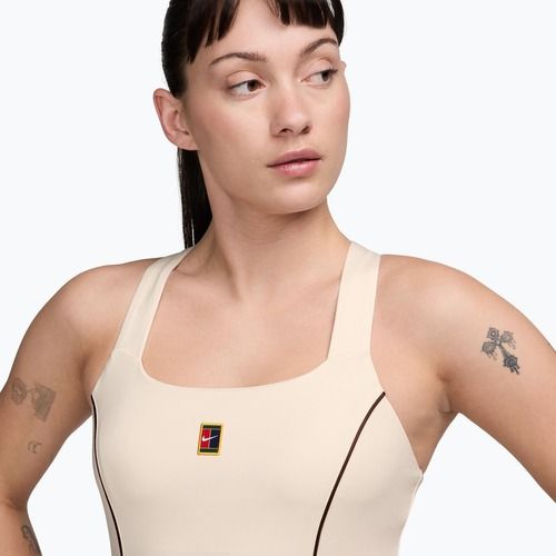 Maglietta da donna Nike Court Collection Dri-Fit chalk