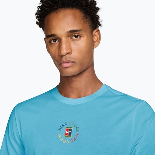 Polo Nike Court Dri-Fit Blue Gaze