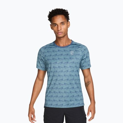 T-shirt da uomo Nike Court Advantage new slate/new slate/white