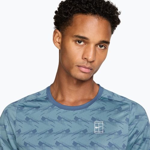 T-shirt da uomo Nike Court Advantage new slate/new slate/white