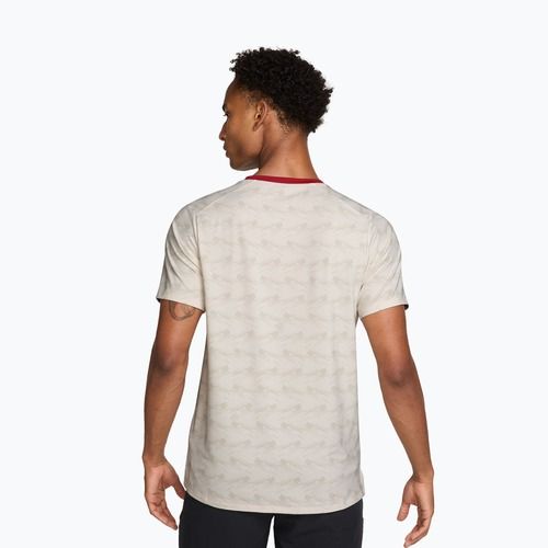 T-shirt da uomo Nike Court Advantage light bone/tough red/black
