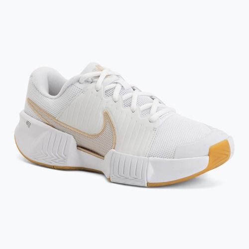 Scarpe da tennis donna Nike GP Challenge Pro white/summit white/linen/light orewood brown
