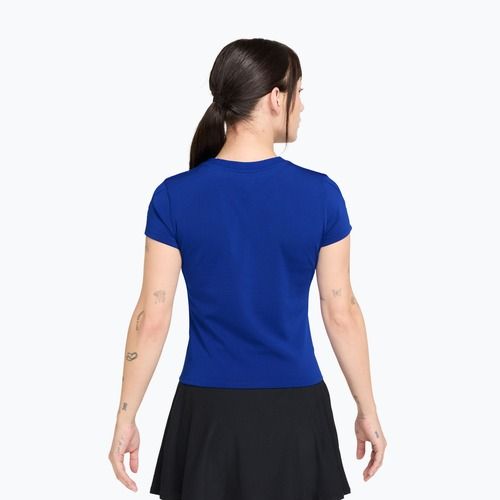 Maglietta da tennis da donna Nike Court Dri-Fit Advantage old royal/white