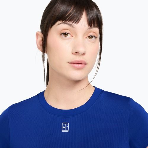 Maglietta da tennis da donna Nike Court Dri-Fit Advantage old royal/white