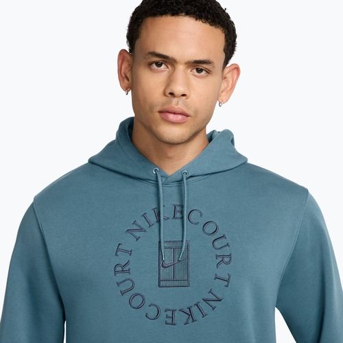 Felpa da uomo Nike Court Heritage smokey blue/new slate