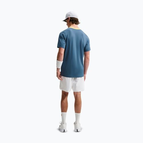 T-shirt da uomo Nike Court Dri-Fit Advantage new slate/laser orange/white