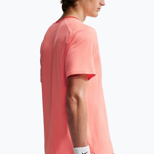 T-shirt da uomo Nike Court Dri-Fit Advantage atomic pink/picante red/picante red