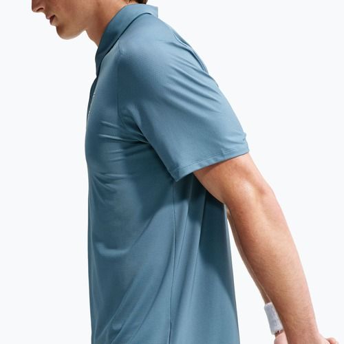 Polo da tennis da uomo Nike Court Dri-Fit Advantage smokey blue/white