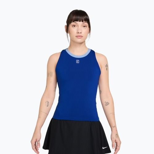 Maglietta da donna Nike Court Dri-Fit Advantage old royal/white