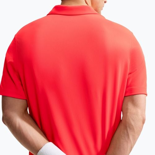 Maglietta da tennis da uomo Nike Court Dri-FIT Bright Crimson/Black