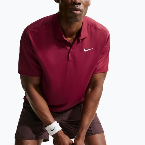 Maglietta da tennis da uomo Nike Court Dri-FIT Team Red/White