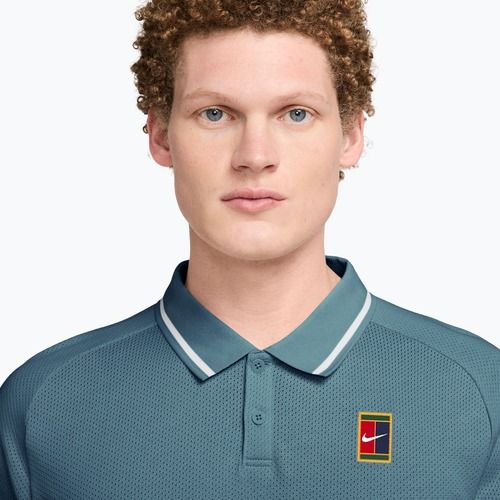 Maglietta da tennis da uomo Nike Court Heritage smokey blue/smokey blue