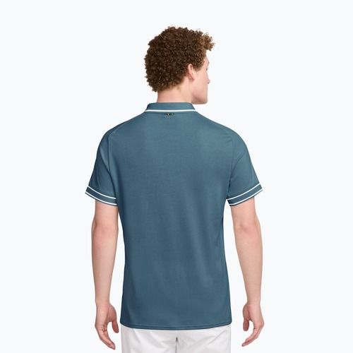 Maglietta da tennis da uomo Nike Court Heritage smokey blue/smokey blue