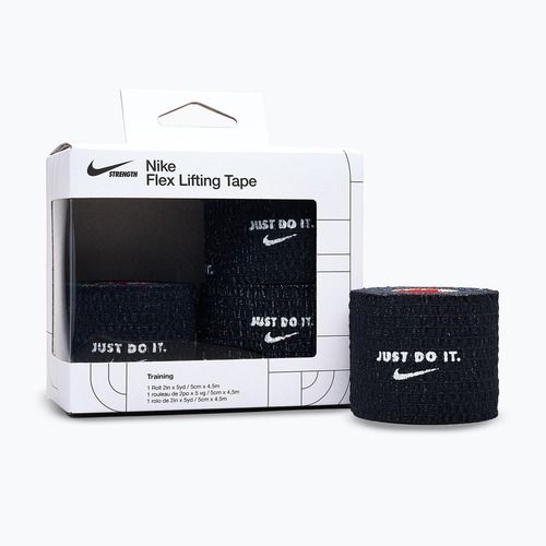 Benda elastica coesiva Nike Strenght Flex Lifting Tape black/white