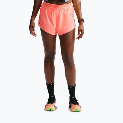 Pantaloncini da corsa da donna Nike AeroSwift Dri-Fit ADV Mid-Rise 3" atomic pink/black/white/old royal