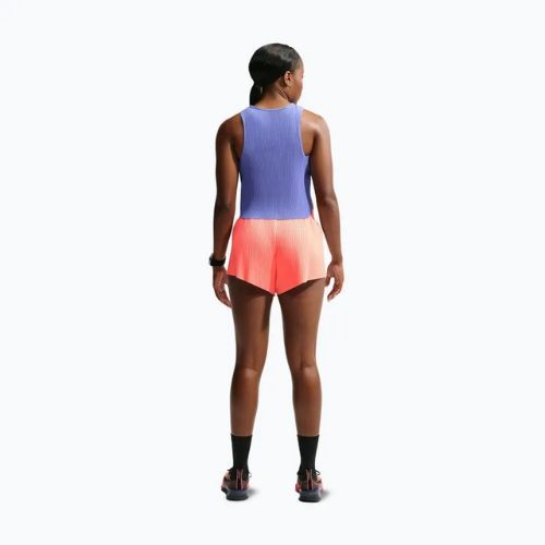 Pantaloncini da corsa da donna Nike AeroSwift Dri-Fit ADV Mid-Rise 3" atomic pink/black/white/old royal