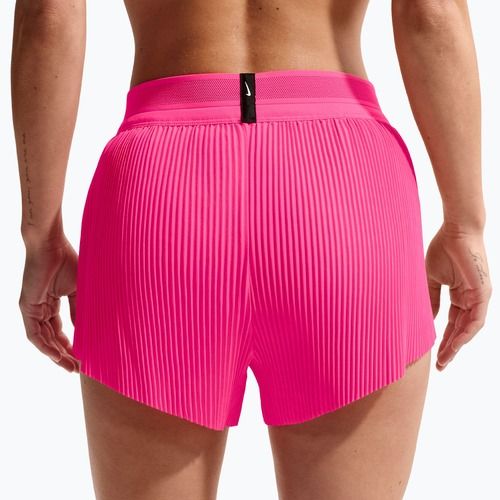 Pantaloncini da corsa da donna Nike AeroSwift Dri-Fit ADV Mid-Rise 3" hyper pink/black