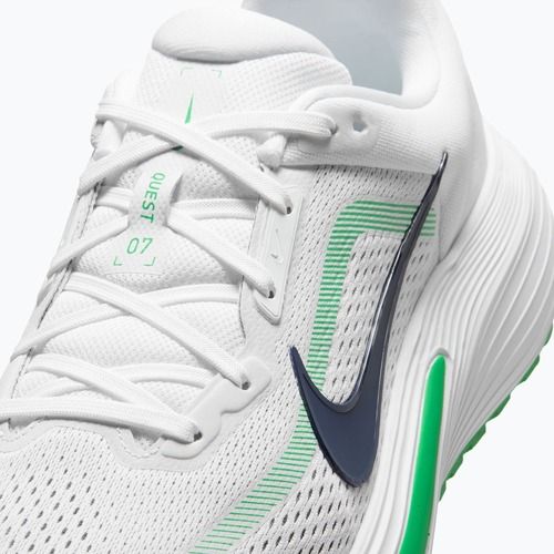 Scarpe da corsa uomo Nike Quest 7 white/green spark/midnight navy