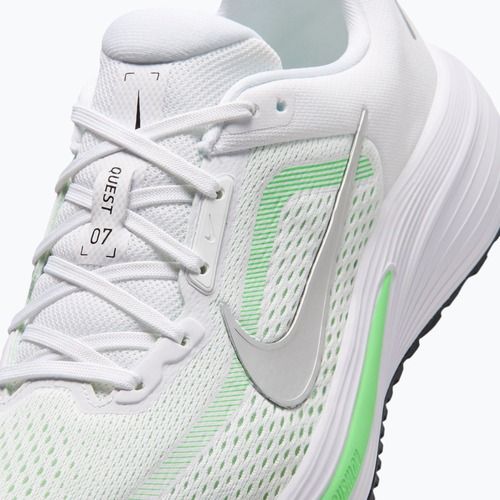 Scarpe da corsa donna Nike Quest 7 white/illusion green/metallic silver