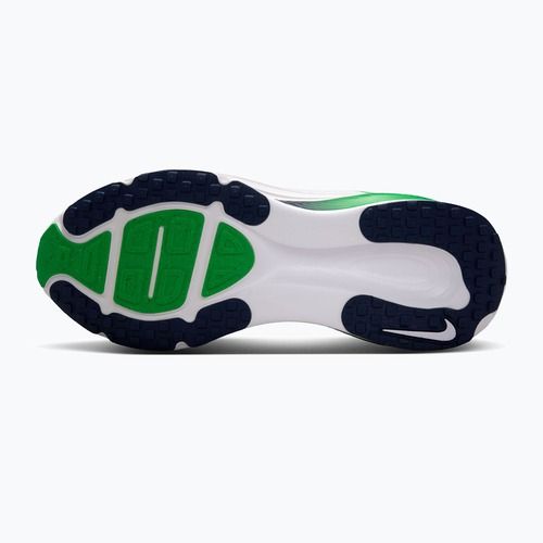 Scarpe da corsa uomo Nike Vomero 18 white/green spark/midnight navy