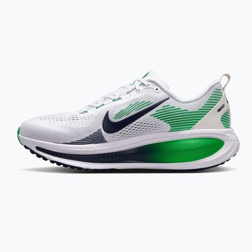 Scarpe da corsa uomo Nike Vomero 18 white/green spark/midnight navy