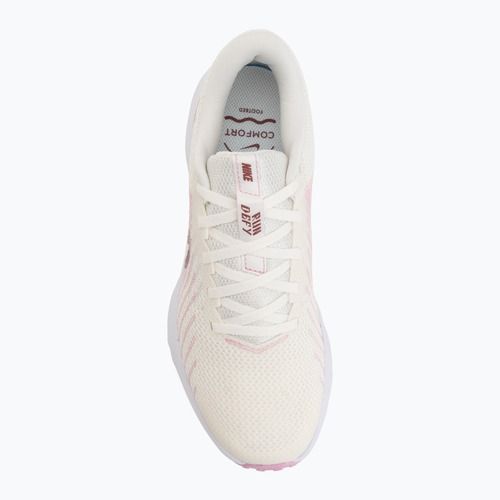 Scarpe da corsa donna Nike Run Defy sail/white/pink rise/pink smoke