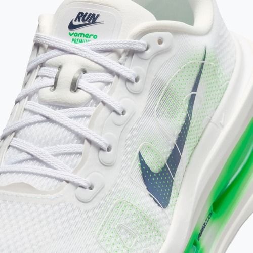 Scarpe da corsa uomo Nike Vomero Premium white/green spark/midnight navy