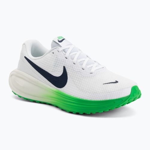 Scarpe da corsa uomo Nike Revolution 8 white/green spark/midnight navy