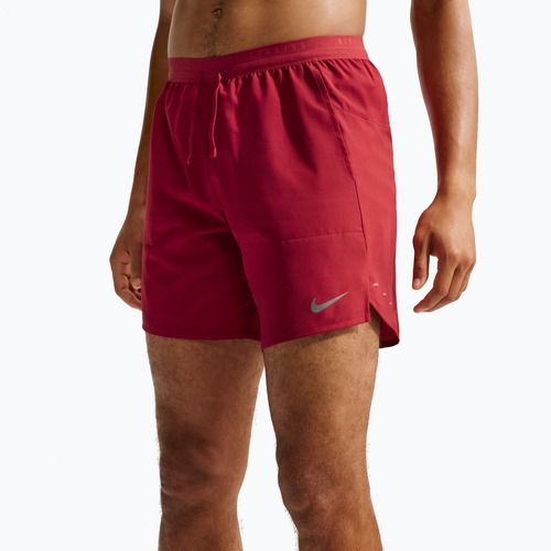 Pantaloncini da corsa da uomo Nike Stride Dri-Fit Brief-Lined 7" tough red