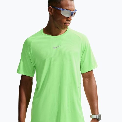 Maglia da corsa da uomo Nike Stride volt/light silver
