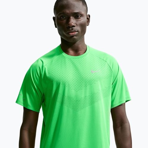 Maglia da corsa da uomo Nike Stride green spark