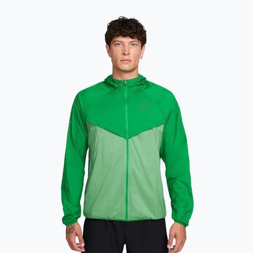 Giacca da corsa da uomo Nike Stride green spark