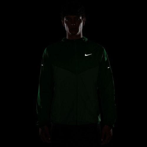 Giacca da corsa da uomo Nike Stride green spark