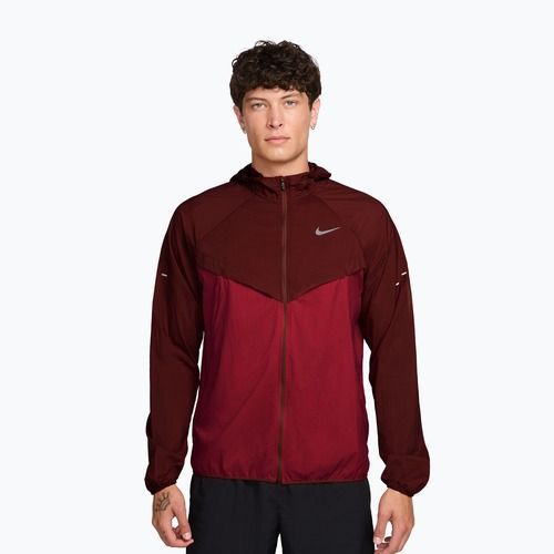 Giacca da corsa da uomo Nike Stride mystic dates/tough red