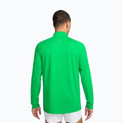 Felpa da corsa uomo Nike Stride 1/4 Zip Dri-Fit green spark