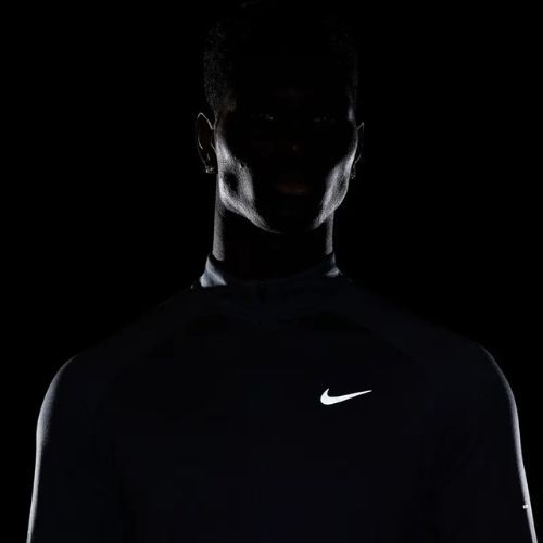 Felpa da corsa uomo Nike Stride 1/4 Zip Dri-Fit diffused blue
