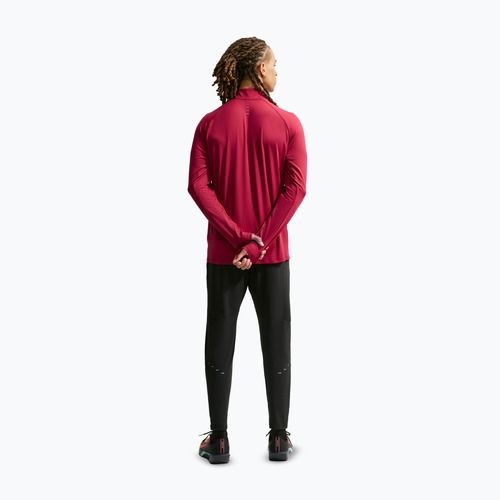 Felpa da corsa uomo Nike Stride 1/4 Zip Dri-Fit tough red