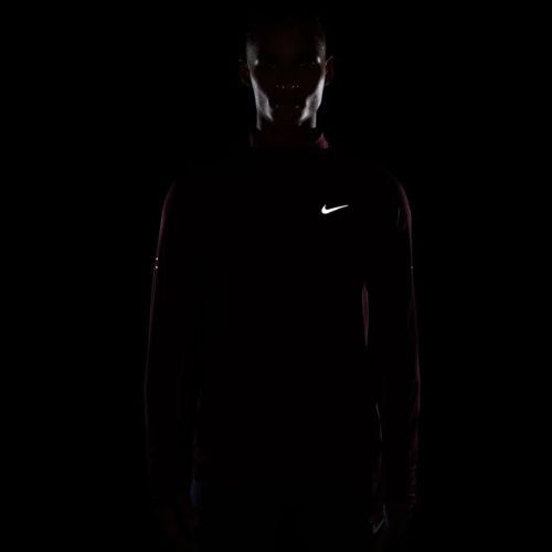 Felpa da corsa uomo Nike Stride 1/4 Zip Dri-Fit tough red