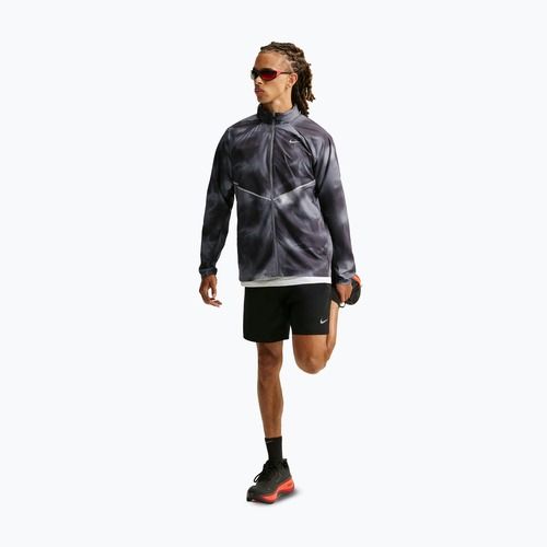 Giacca da corsa da uomo Nike Miler black/smoke grey