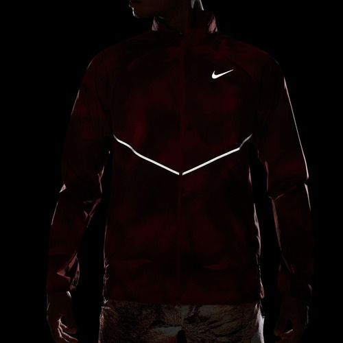 Giacca da corsa da uomo Nike Miler light crimson/tough red