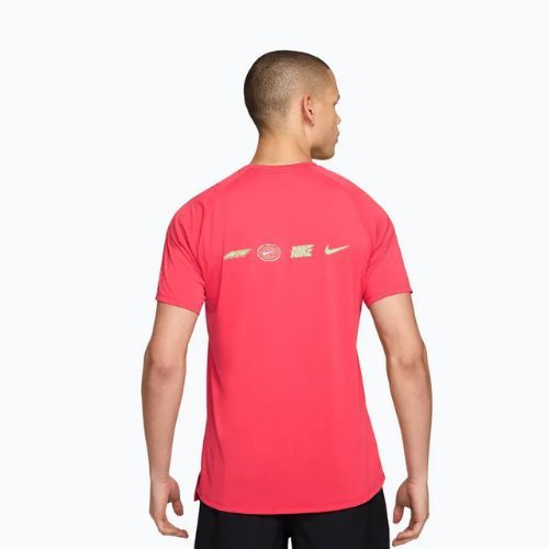 Maglia da corsa da uomo Nike Stride fusion red