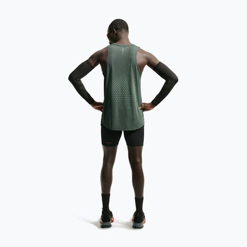 Maglia da corsa da uomo Nike Stride black/light green spark