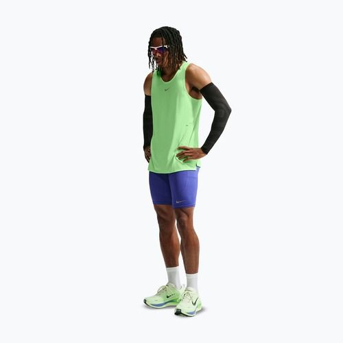 Maglia da corsa da uomo Nike Stride volt/light silver