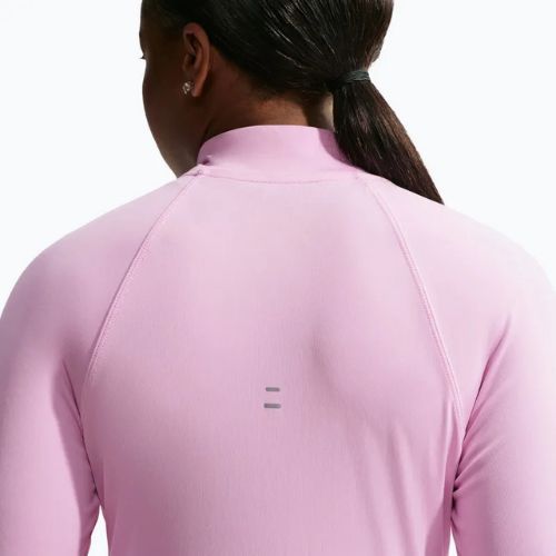Felpa da corsa donna Nike Tempo Dri-Fit 1/4 Zip pink rise