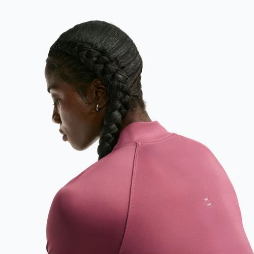 Felpa da corsa donna Nike Tempo Dri-Fit 1/4 Zip pink smoke