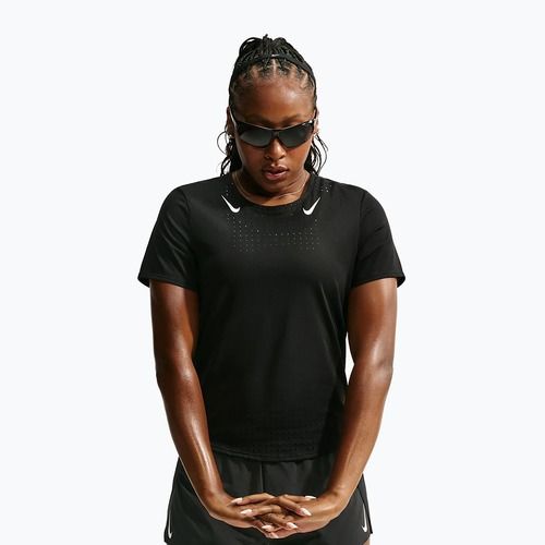Maglia da running da donna Nike AeroSwift black/white
